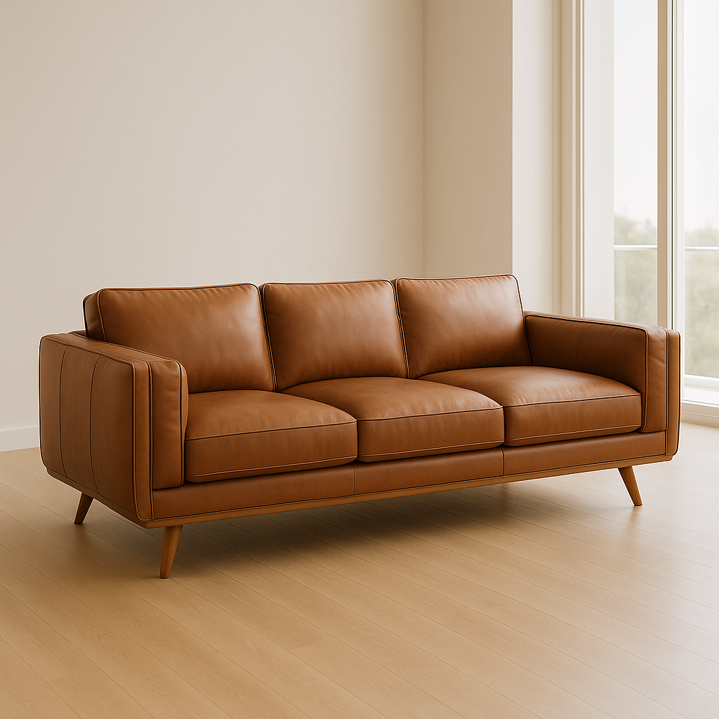 Essex 3 Seater Tan