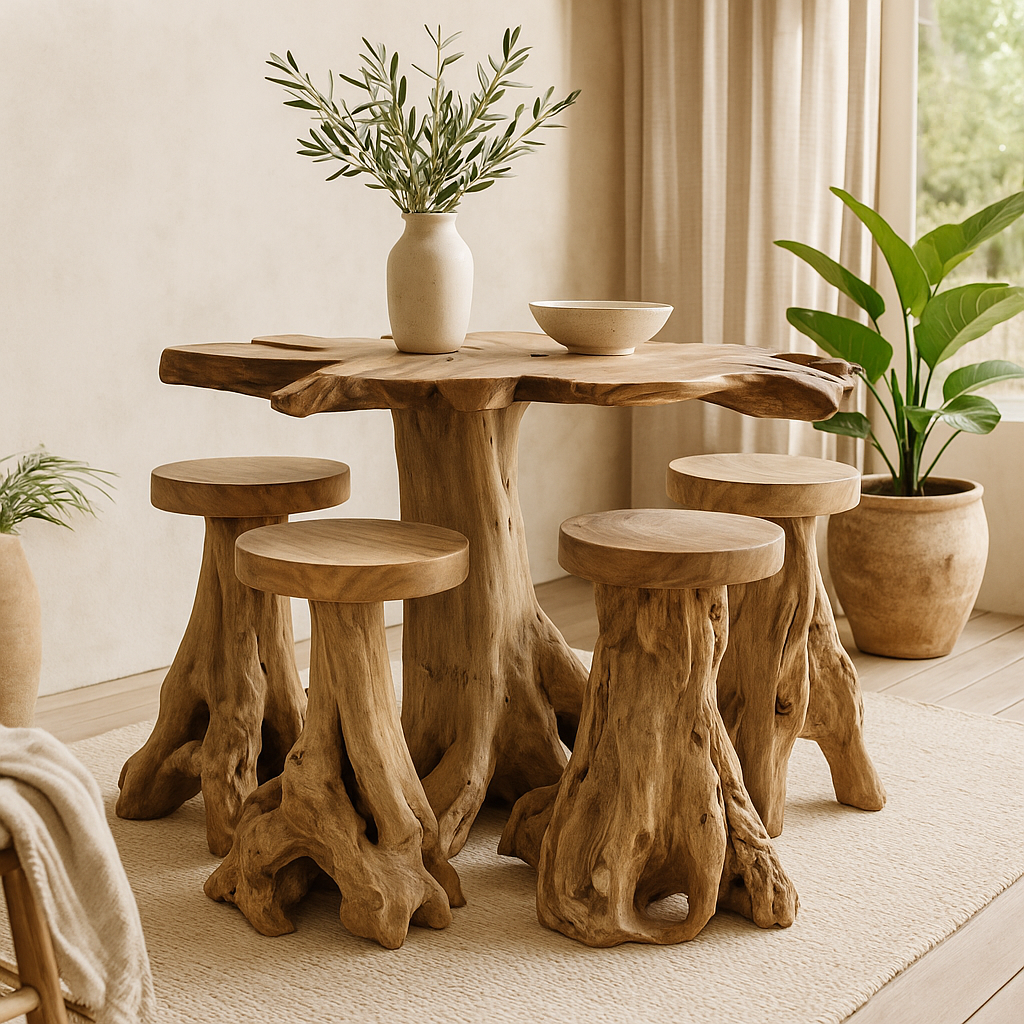 Teak Root Bar Setting