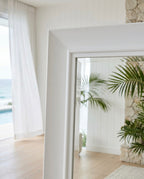Large White Mirror
