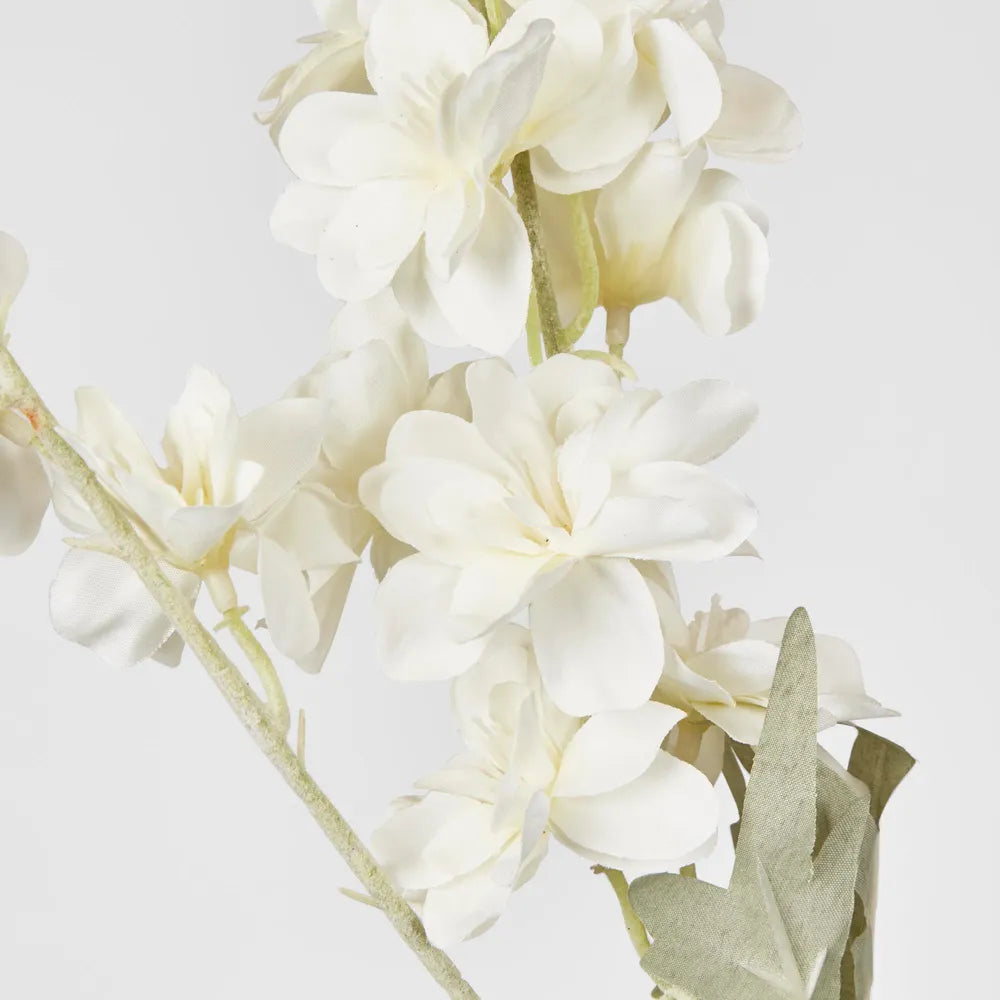 White Delphinium Stem (70cm)