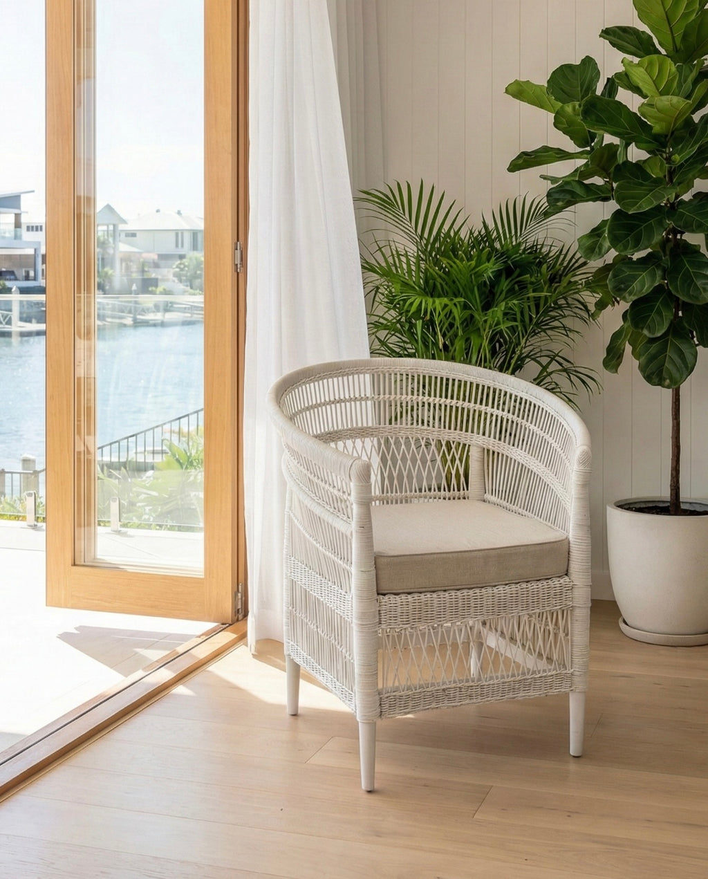 White Malawi Chair