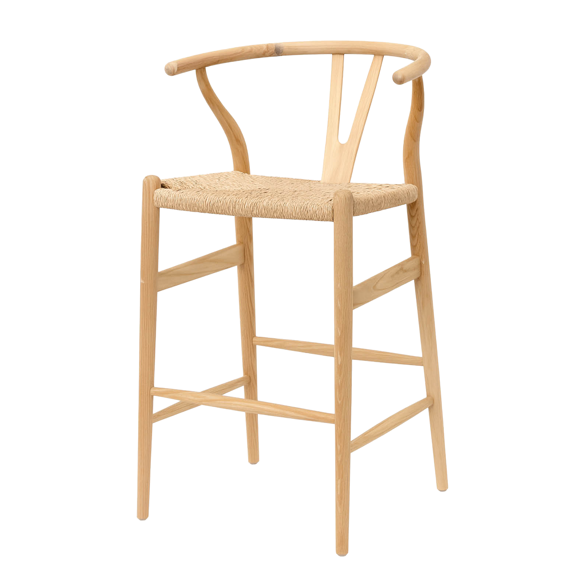 Wishbone Teak Stool