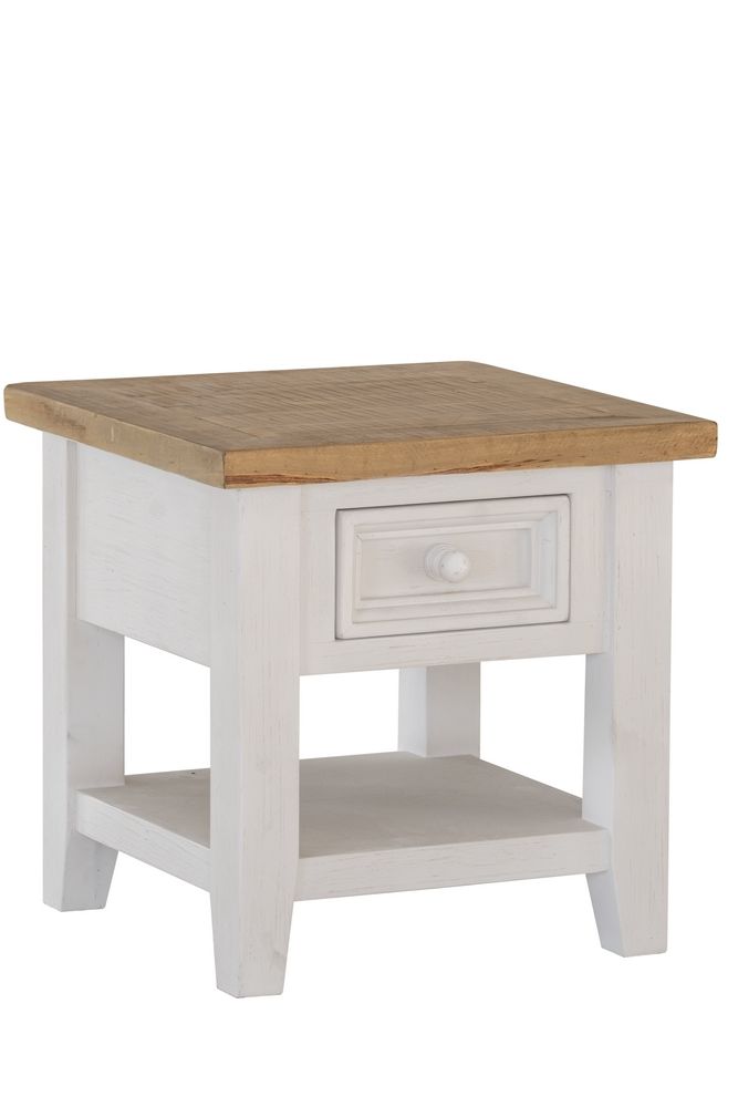 Beach House Lamp Table w/ Draw